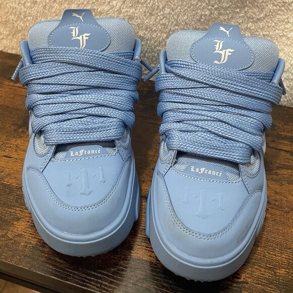 LaFrancé x PUMA Lamelo Ball Sneakers Limited Edition Team Light Blue RARE Mens 7 - Picture 14 of 16